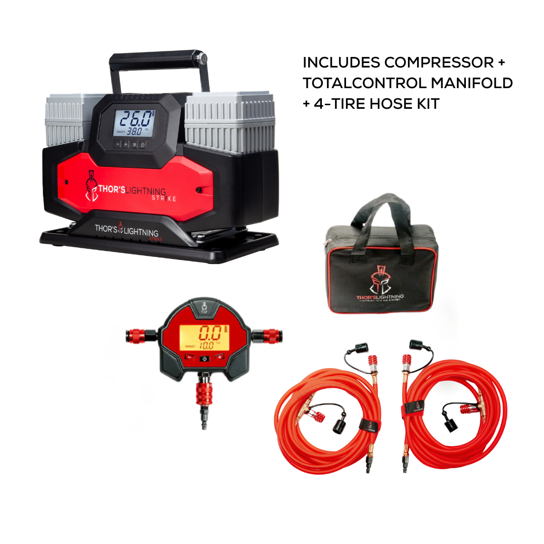 STRIKE001 | 4-Tire Kit | Total Control Manifold | Bundle
