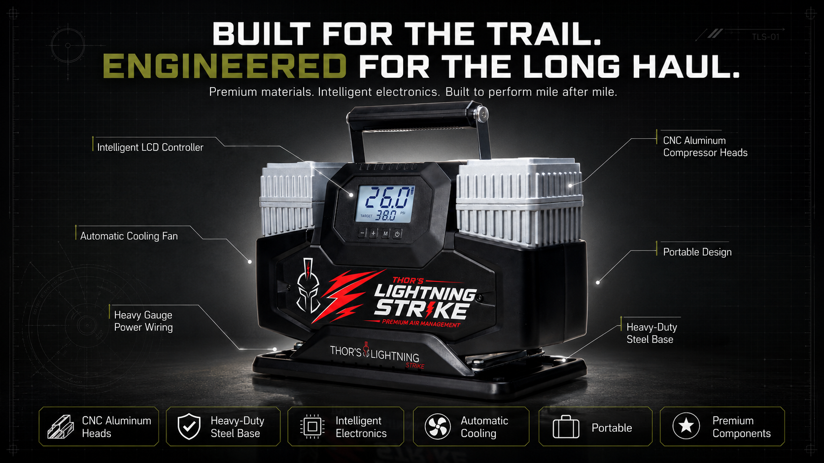 Lightning Strike Pro™ Portable Air Management System PREORDER • Estimated to Ship October 2026