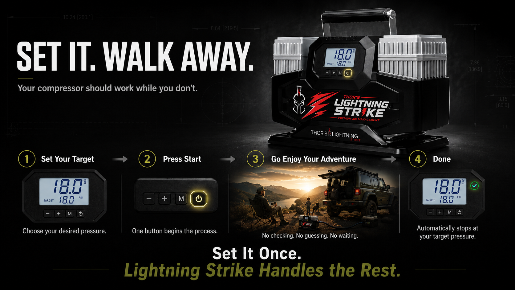 Lightning Strike Pro™ Portable Air Management System PREORDER • Estimated to Ship October 2026