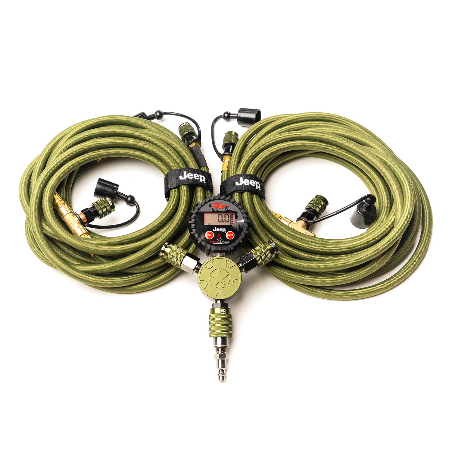 Jeep® Thor’s Lightning Strike  | 4-Tire Kit | Manifold | Bundle